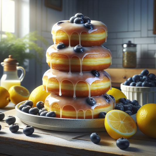 Lemon Blueberry Donut