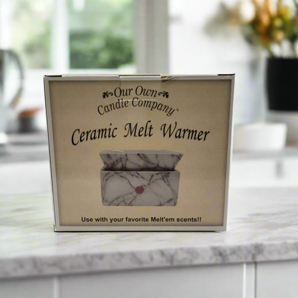 Marble Pattern Tart Wax Warmer