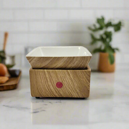 Wood Grain Tart Wax Warmer