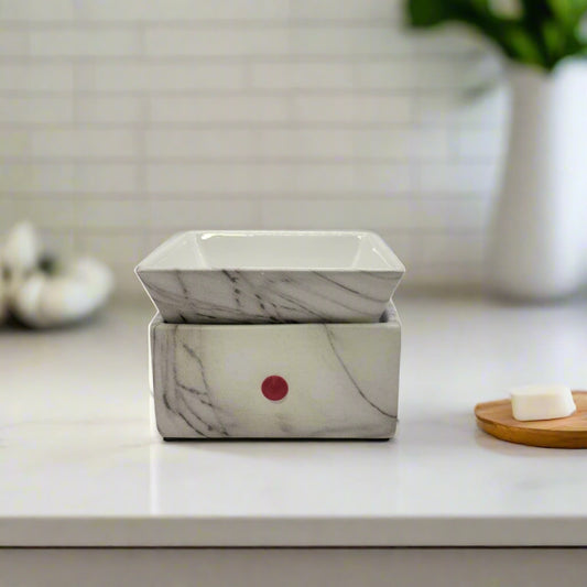 Marble Pattern Tart Wax Warmer