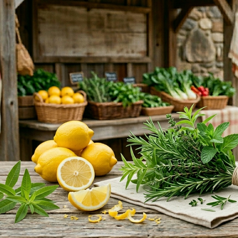 Lemon Thyme + Mint