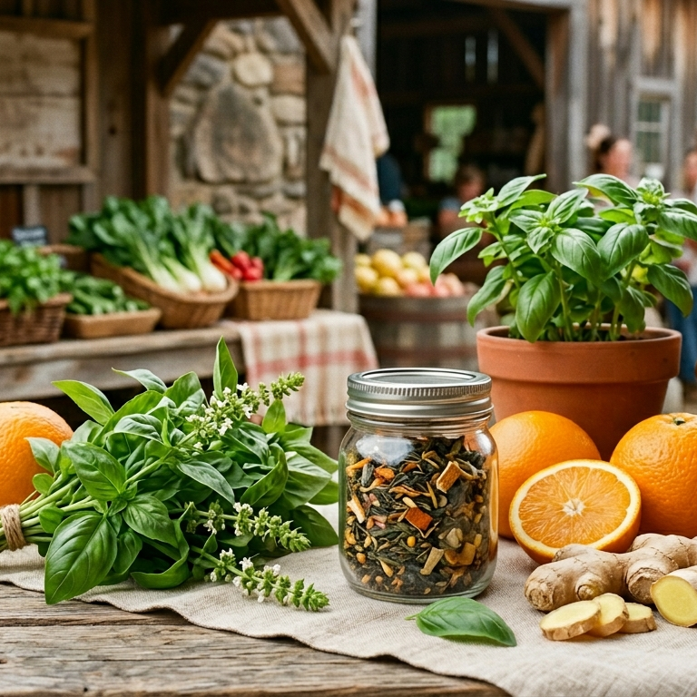 Orange Basil + Ginger